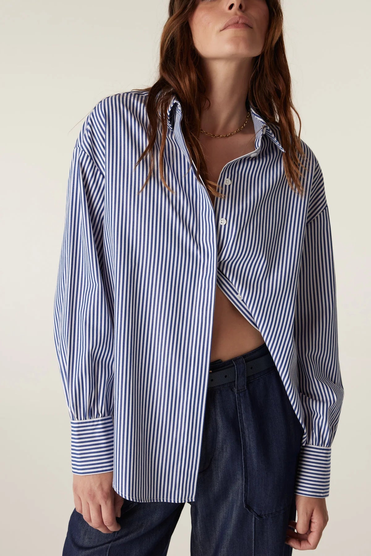 Shop Boyfriend Shirt - Cable Melbourne