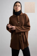 Shop Brixton Merino/Cashmere Jacket — Seashell - Mia Fratino