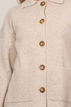 Shop Brixton Merino/Cashmere Jacket — Seashell - Mia Fratino