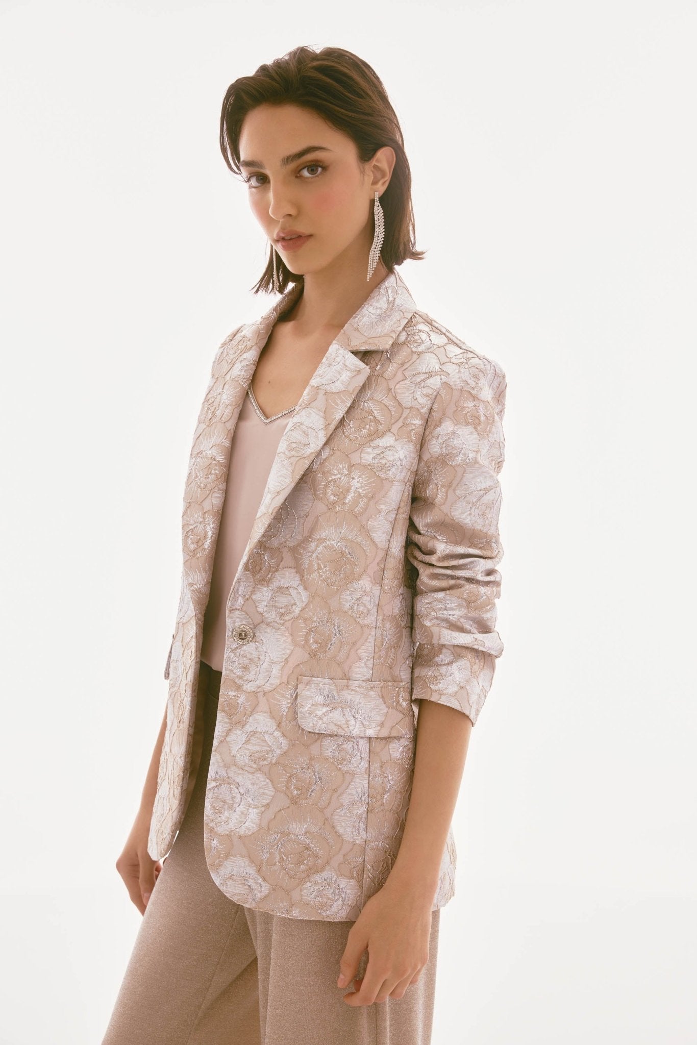 Shop Brocade Floral Print Blazer - Joseph Ribkoff