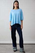 Shop Brushed Cashmere Erika Tee - Mia Fratino