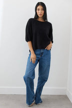 Shop Brushed Cashmere Erika Tee - Mia Fratino