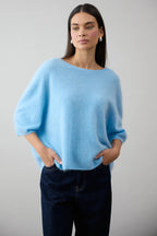 Shop Brushed Cashmere Erika Tee - Mia Fratino