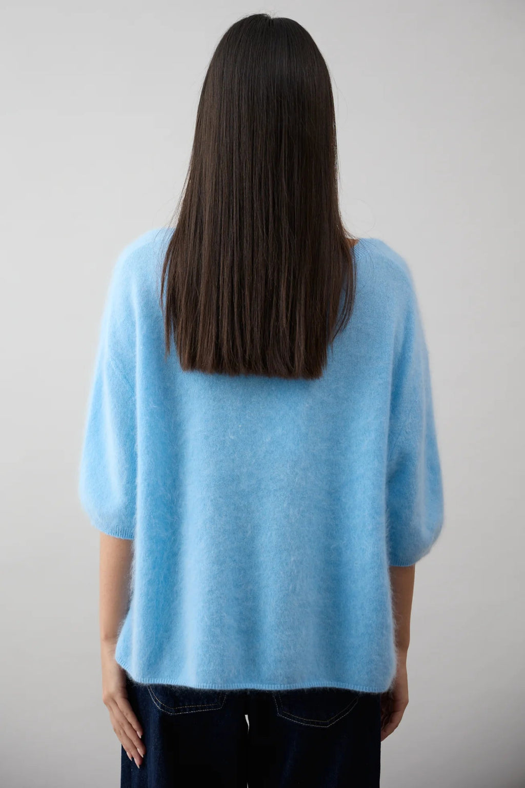 Shop Brushed Cashmere Erika Tee - Mia Fratino
