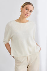 Mia Fratino Brushed Cashmere Erika Tee