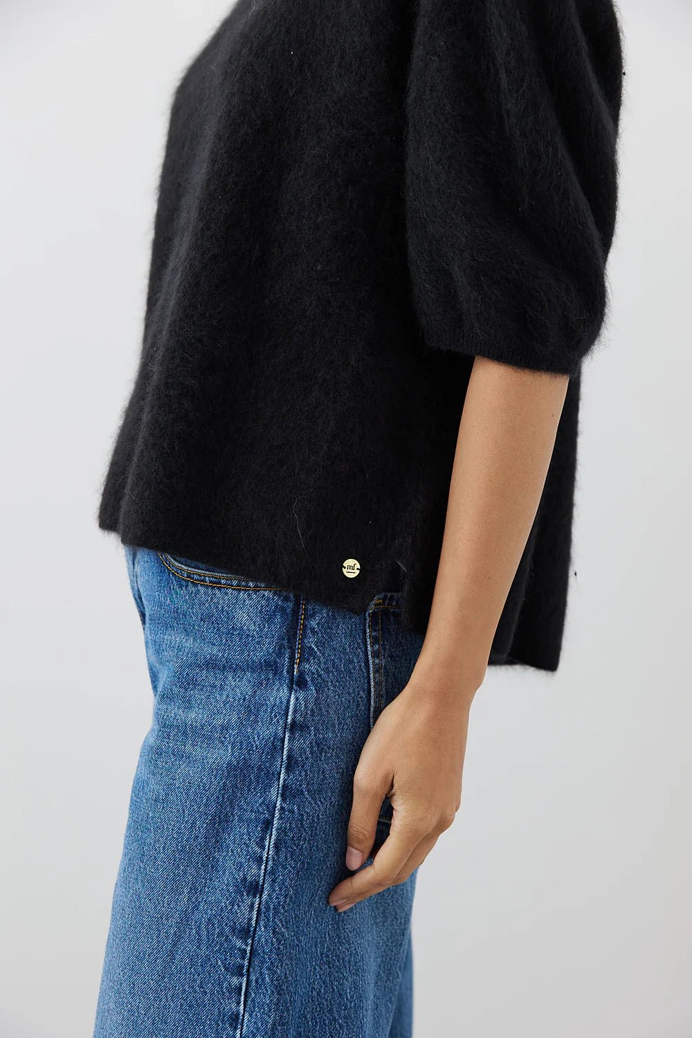 Shop Brushed Cashmere Erika Tee - Mia Fratino