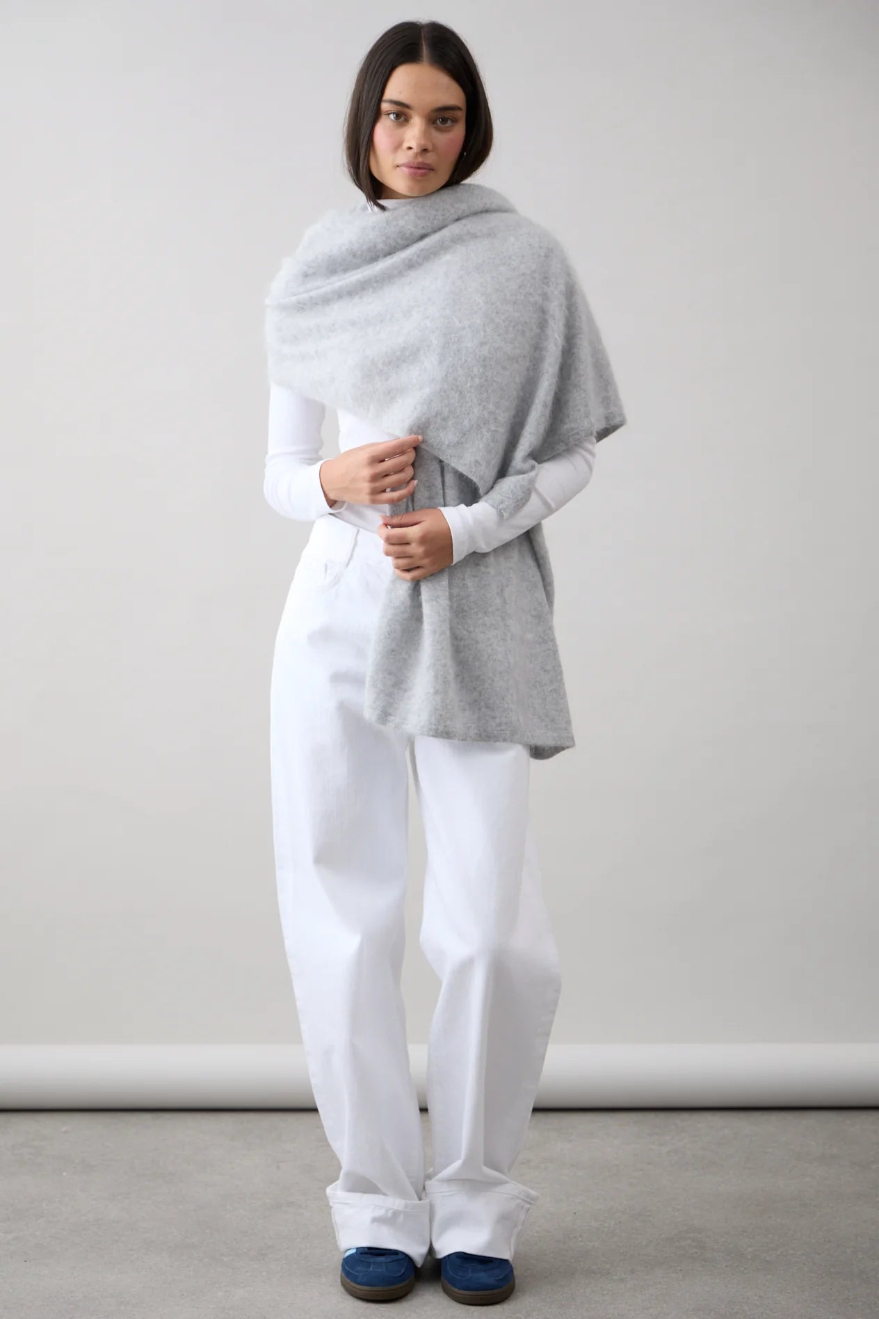 Shop Brushed Cashmere Wrap - Mia Fratino