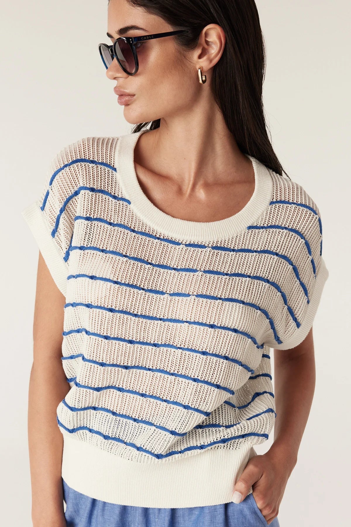 Shop Cable Melbourne Coast Knit Top - Cable Melbourne