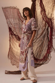 Shop Cable Melbourne Erika Kaftan Maxi Dress - Paradise Print - Cable Melbourne