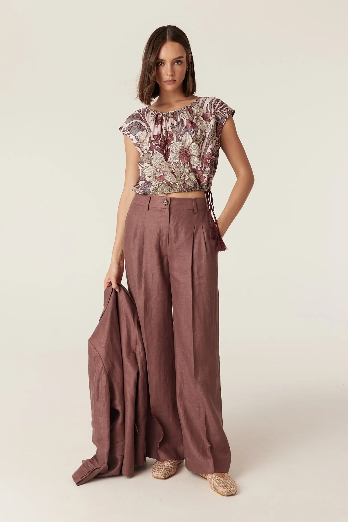 Shop Cable Melbourne Erika Top - Paradise Print - Cable Melbourne