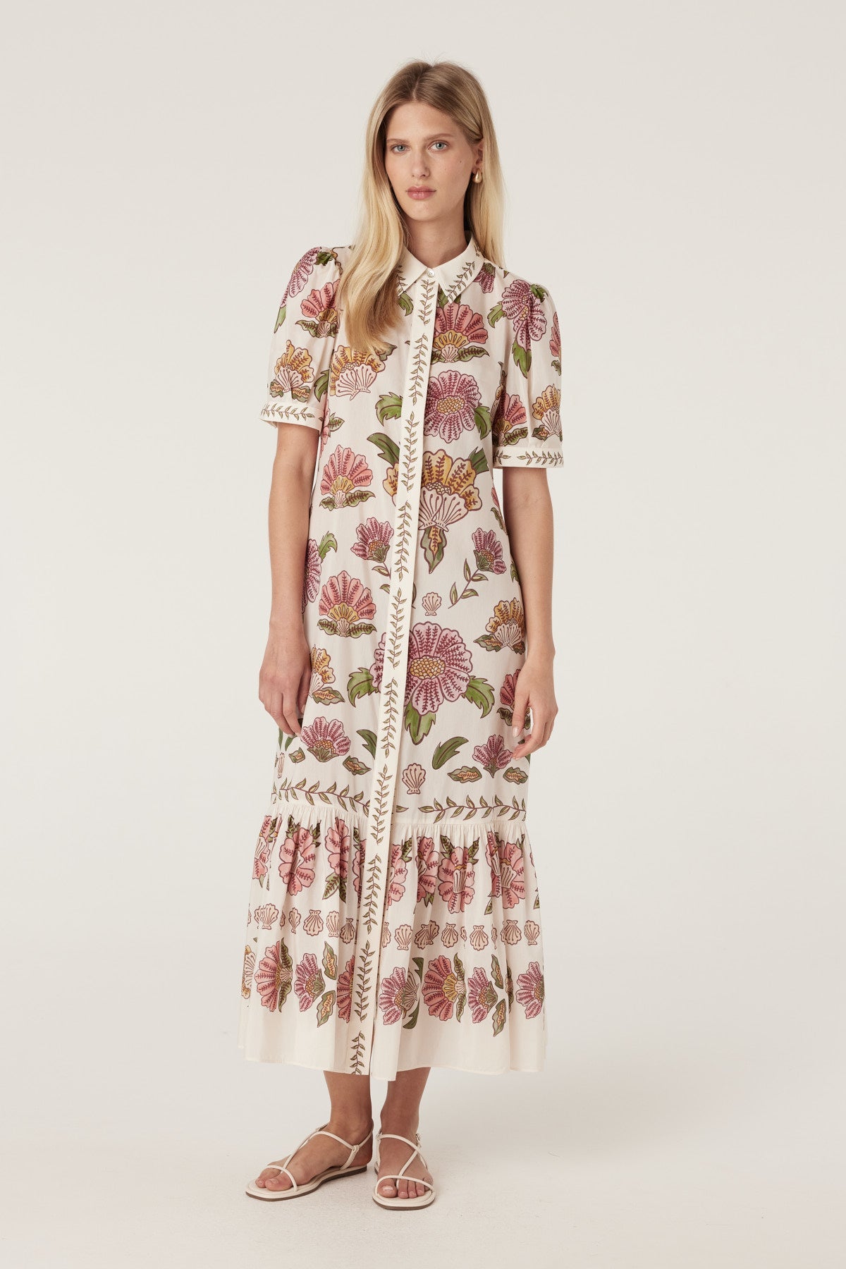 Shop Cable Melbourne Evita Maxi Dress - Rosa Floral - Cable Melbourne