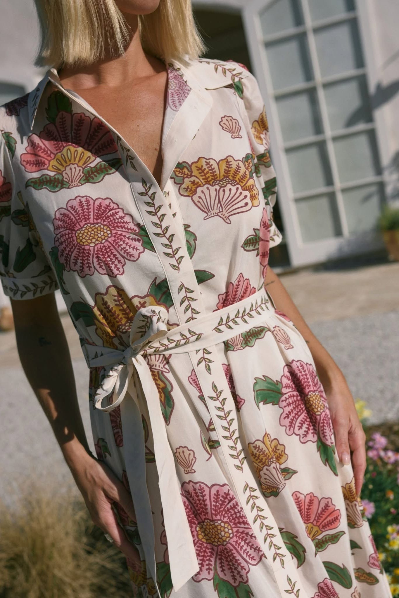 Shop Cable Melbourne Evita Maxi Dress - Rosa Floral - Cable Melbourne