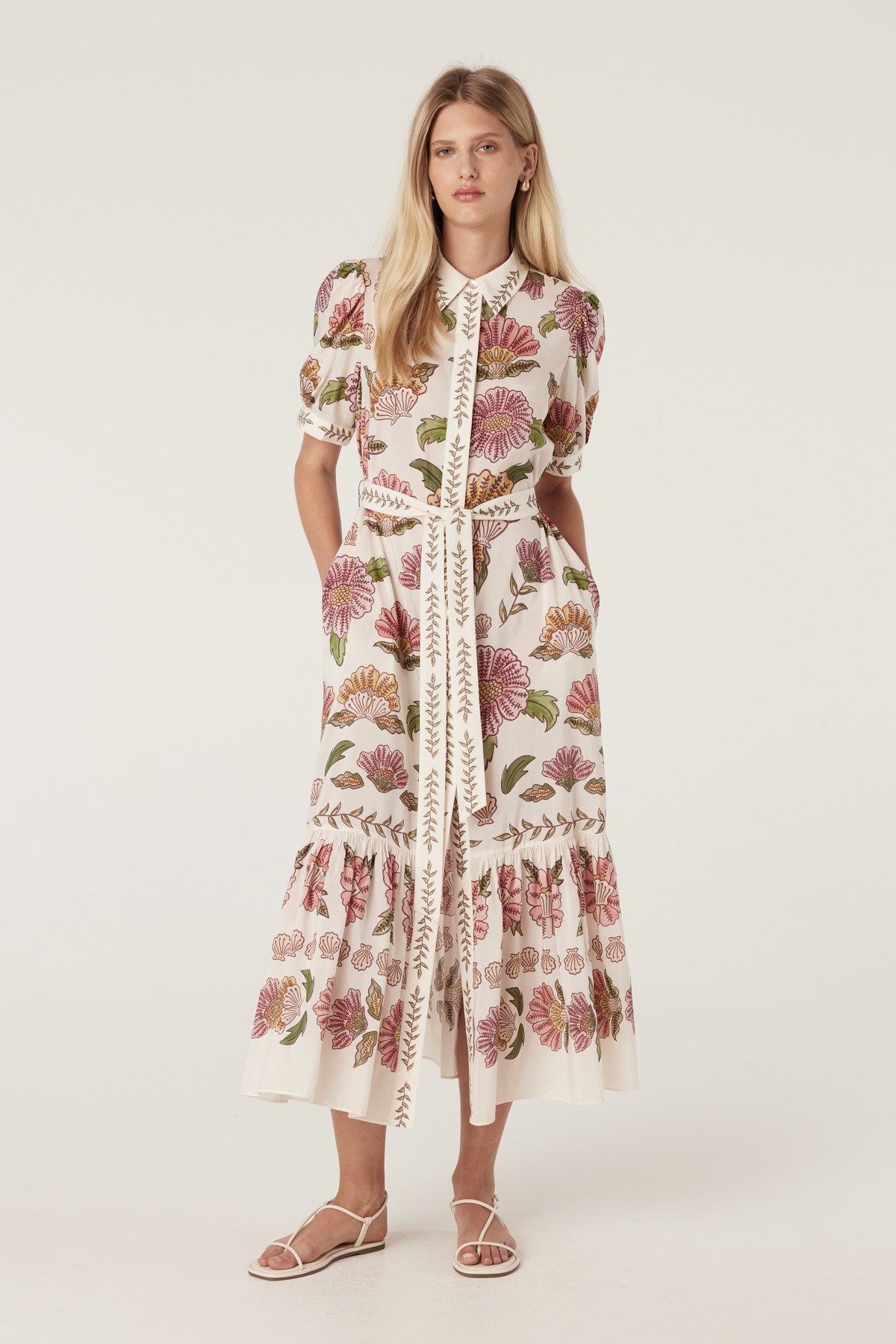 Shop Cable Melbourne Evita Maxi Dress - Rosa Floral - Cable Melbourne