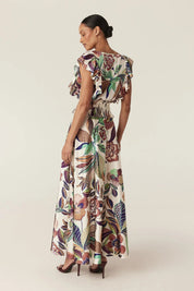 Shop Cable Melbourne Fiesta Maxi Skirt - Guell Floral - Cable Melbourne