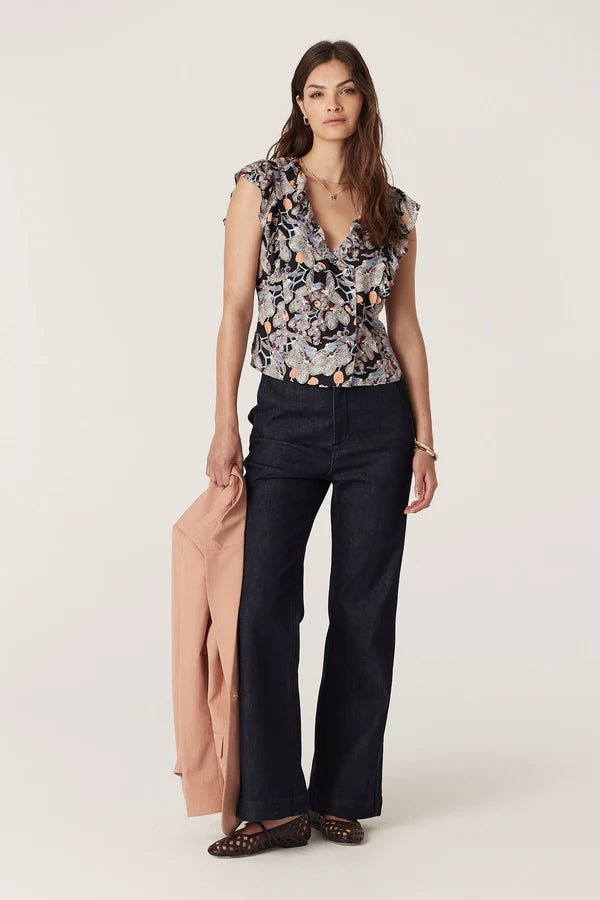 Shop Cable Melbourne Leigh Frill Top - Cable Melbourne