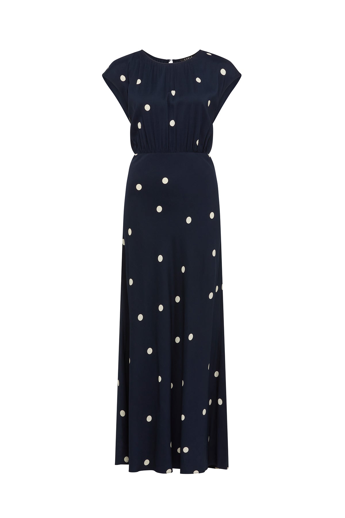 Shop Cable Melbourne Muse Dress - Navy Spot - Cable Melbourne