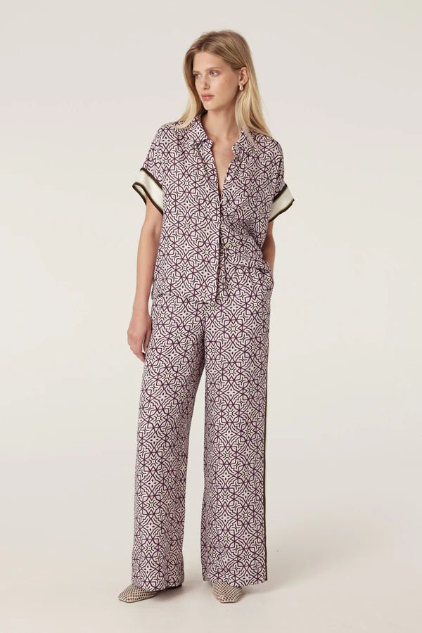 Shop Cable Melbourne Nova Pant - Lattice Print - Cable Melbourne