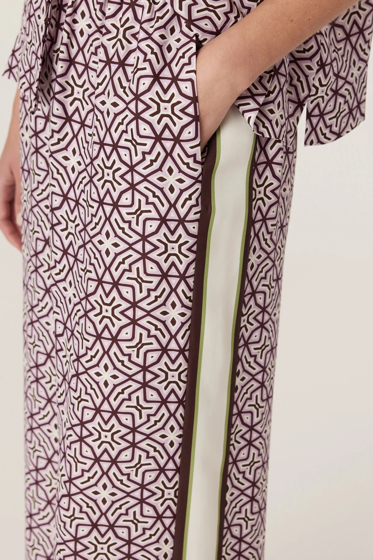 Shop Cable Melbourne Nova Pant - Lattice Print - Cable Melbourne
