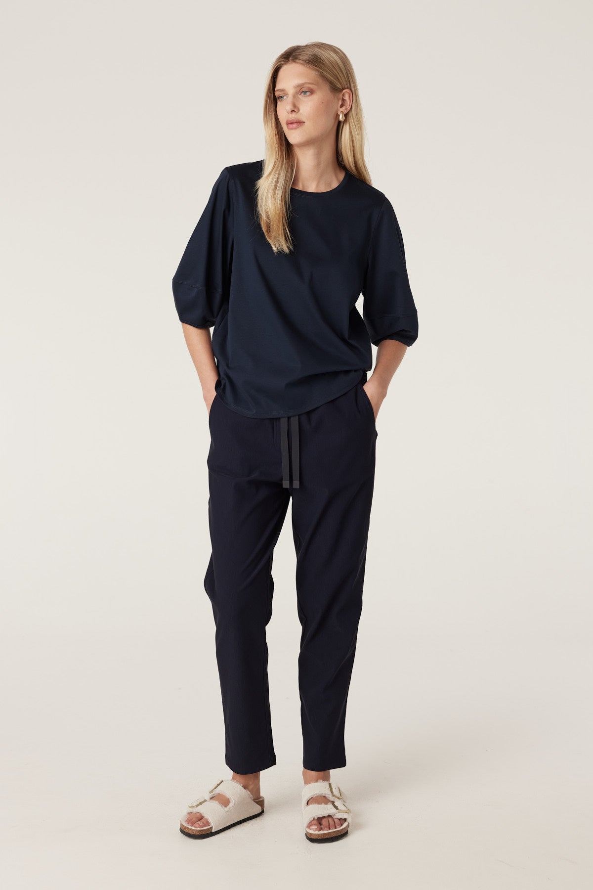 Shop Cable Melbourne Pima Lantern Sleeve Top - Cable Melbourne