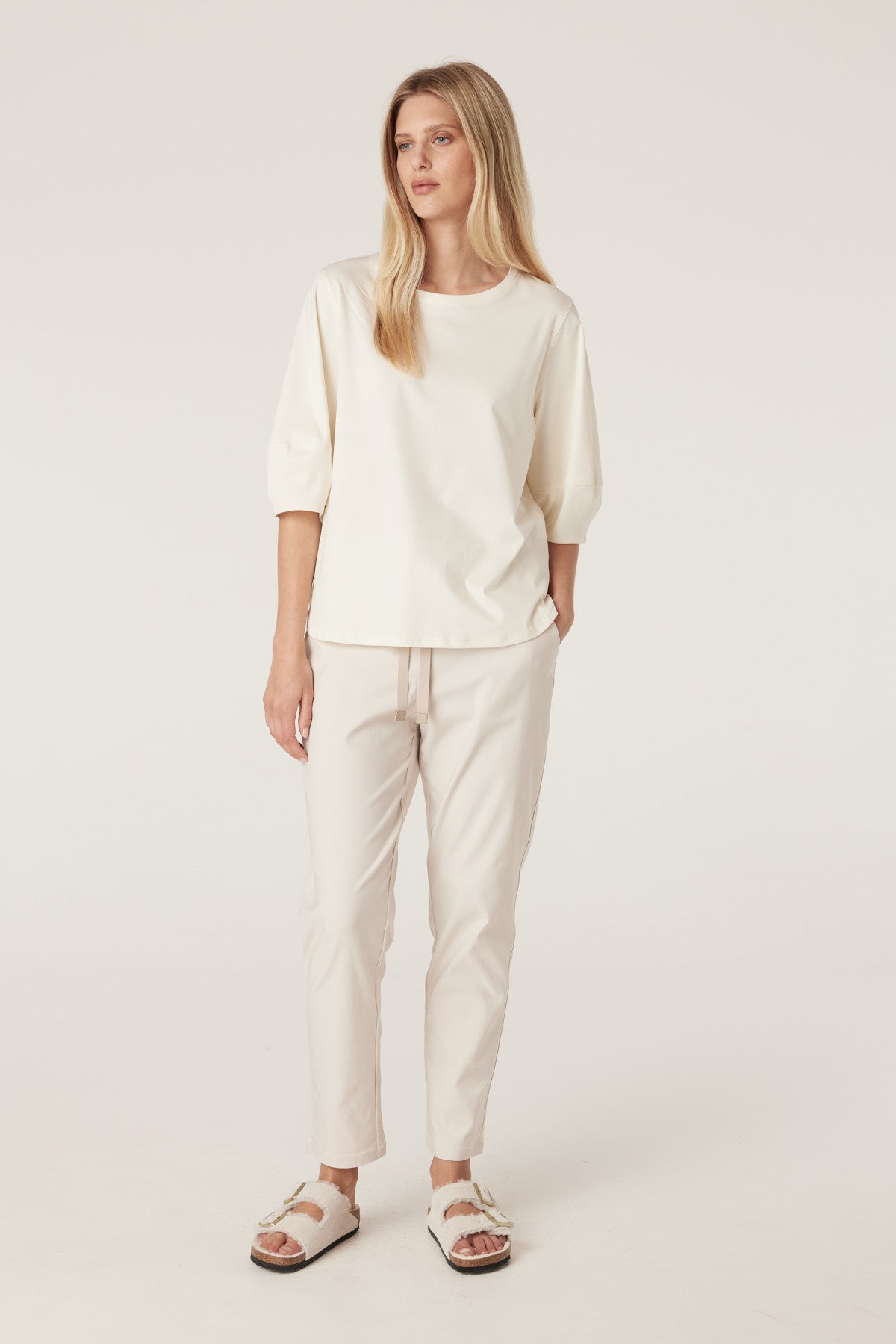 Shop Cable Melbourne Pima Lantern Sleeve Top - Cable Melbourne