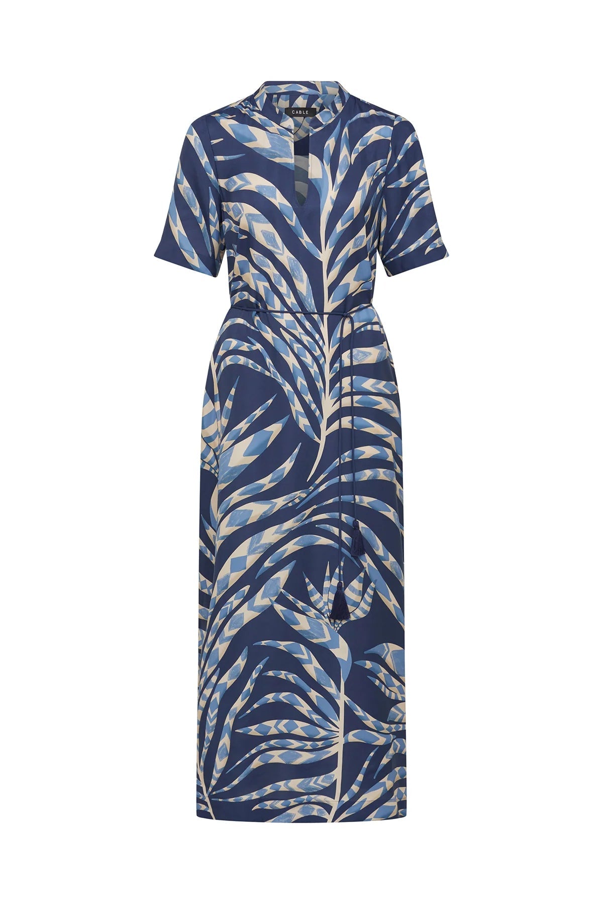Shop Cable Melbourne Pina Kaftan Midi Dress - Wild Fern Print - Cable Melbourne