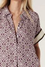 Shop Cable Mlbourne Nova Blouse - Lattice Print - Cable Melbourne