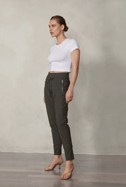 Shop Candy Jogger Pant — Dark Olive - Raffaello Rossi