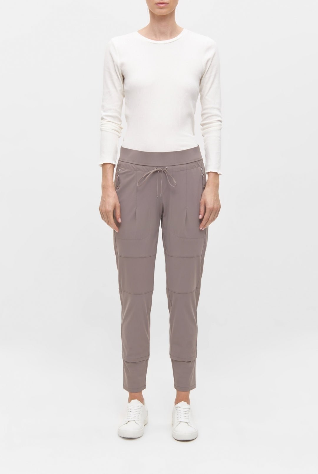 Shop Candy Jogger Pant — Taupe - Raffaello Rossi