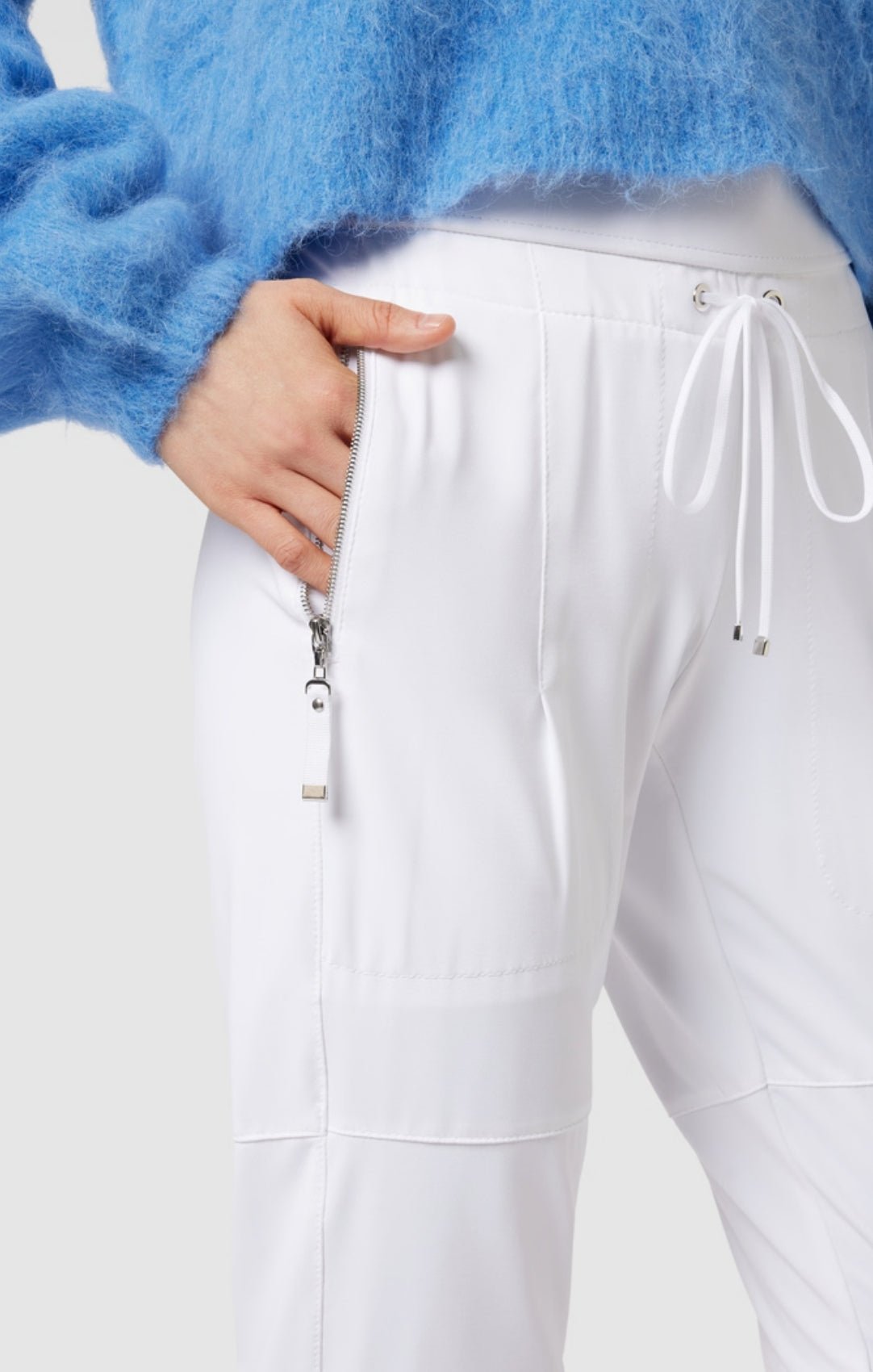 Shop Candy Jogger Pant — White - Raffaello Rossi
