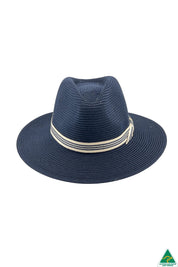 Shop Canopy Bay by Deborah Hutton Lincoln Flexibraid® Fedora - Navy - Canopy Bay