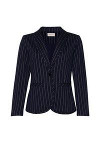 Shop Capone Tailored Jacket | Navy Stripe - Madly Sweetly