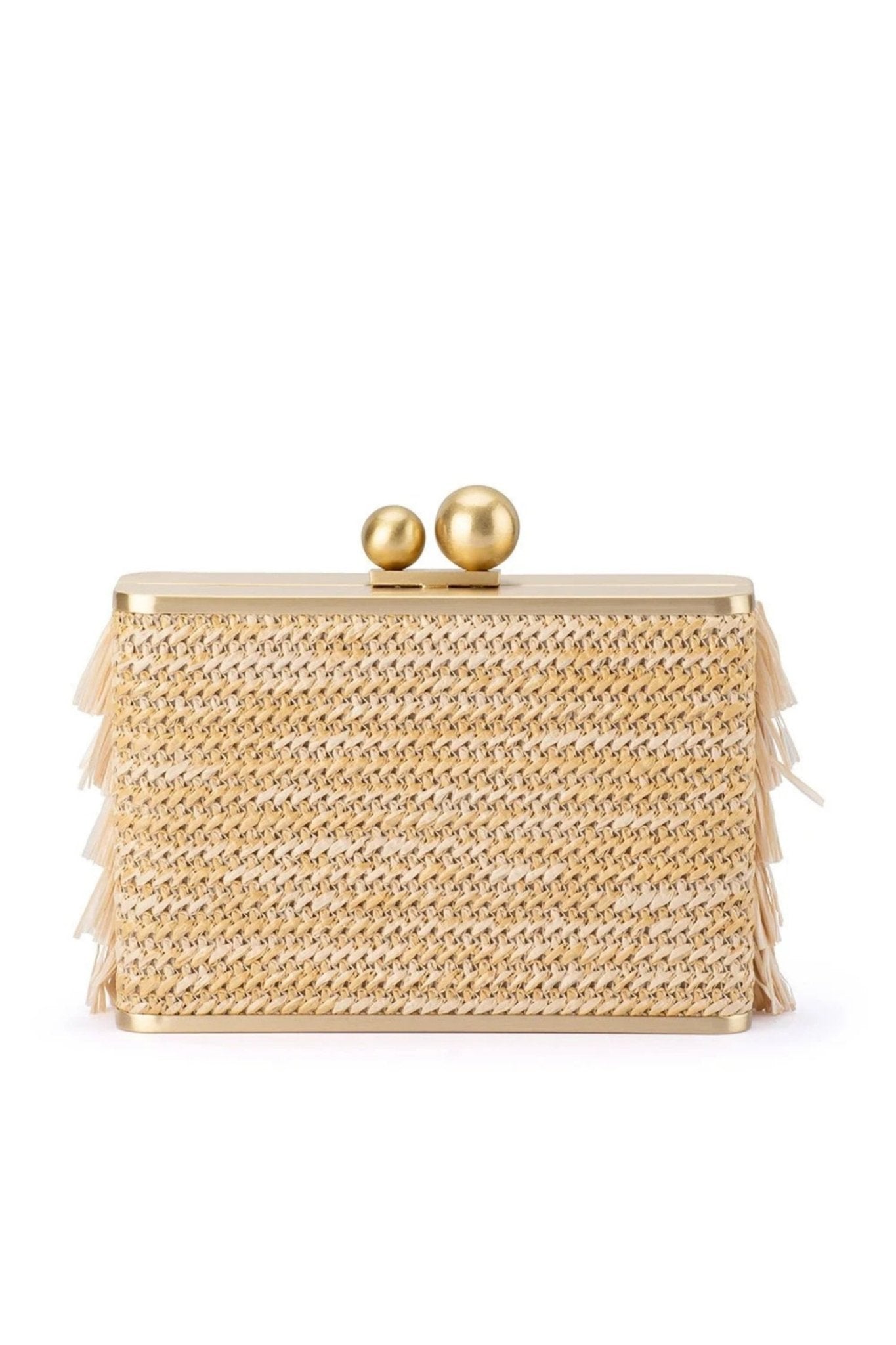 Shop Carlita Fringed Clutch Shoulder Bag - Olga Berg