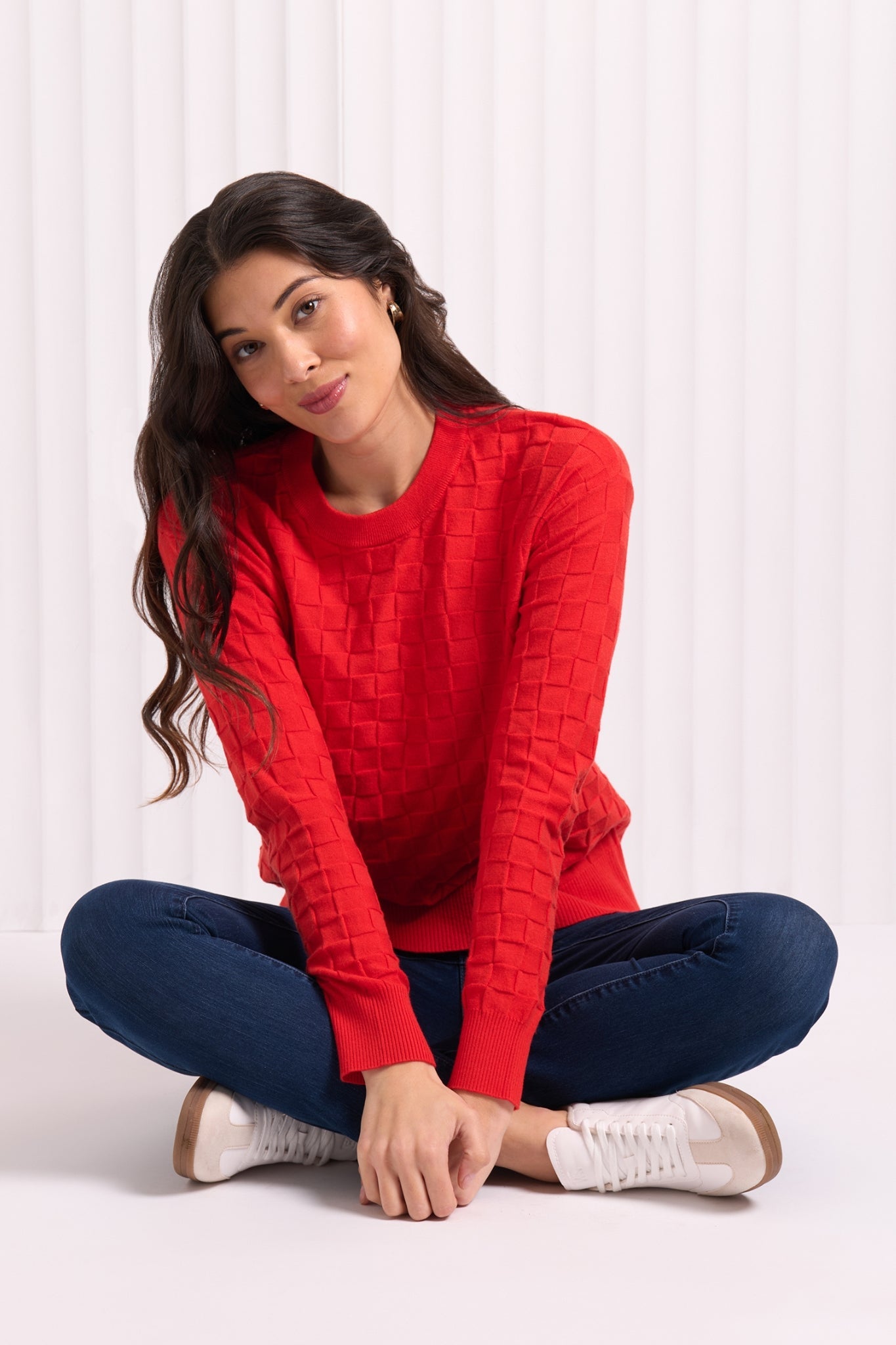 Shop Check List Sweater FO8039 - Foil