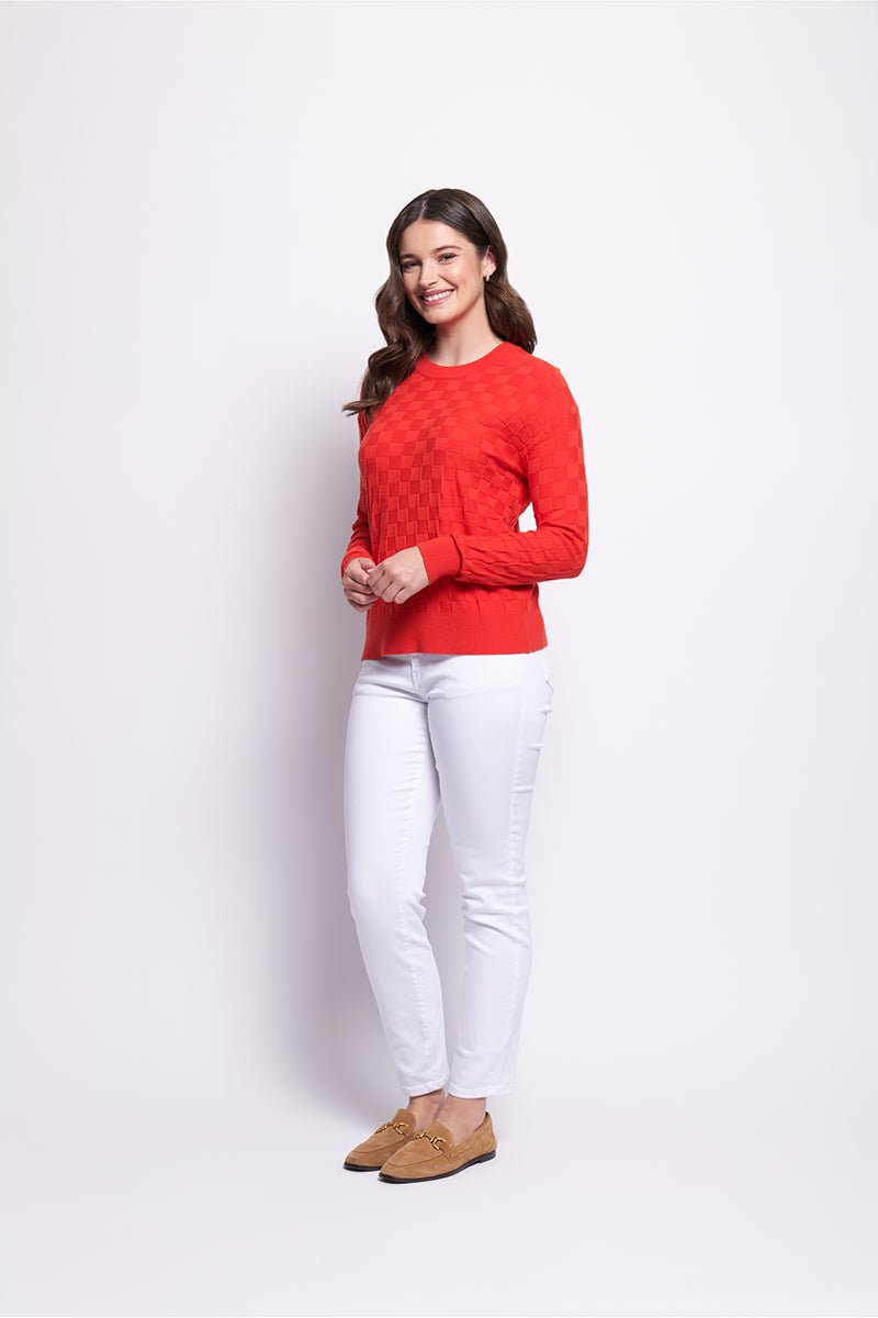 Shop Check List Sweater - Foil