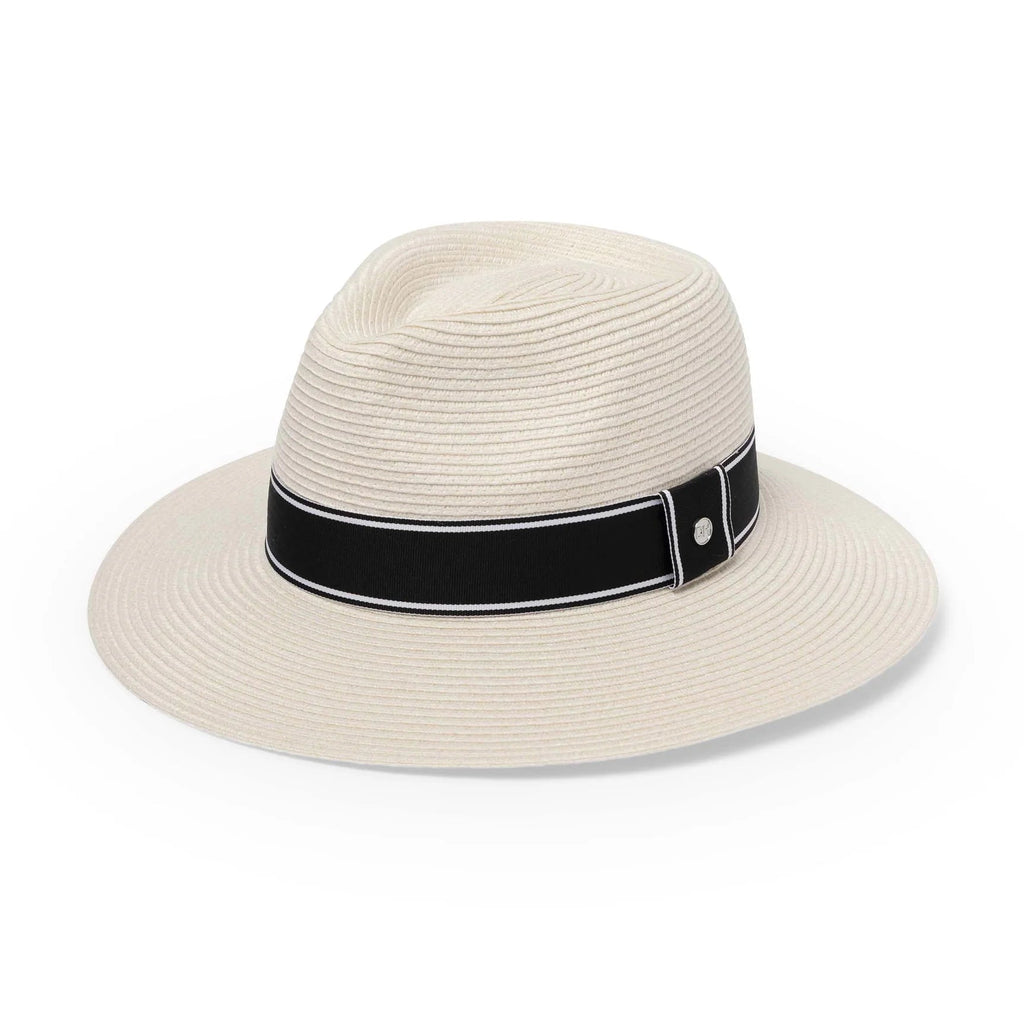 Shop Chicago Fedora by Deborah Hutton | Ivory/Black - Canopy Bay