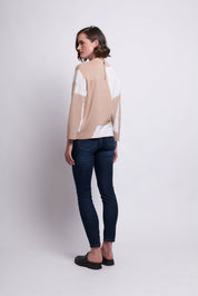 Shop Chip Off The Block Sweater | Creme / Caramel - Foil