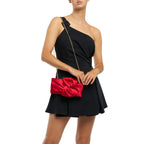 Olga Berg Chloe Tie Front Clutch Bag