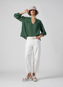 Shop Chroma Blouse | Palm Green - Madly Sweetly