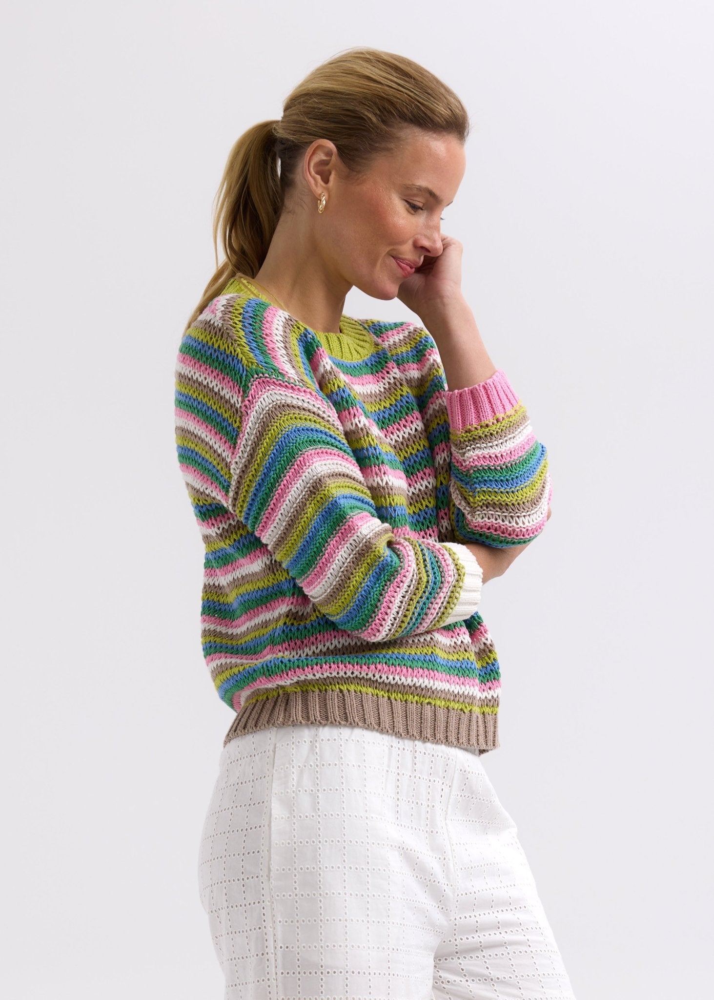Shop Chunky Stripe Jumper - Zaket & Plover