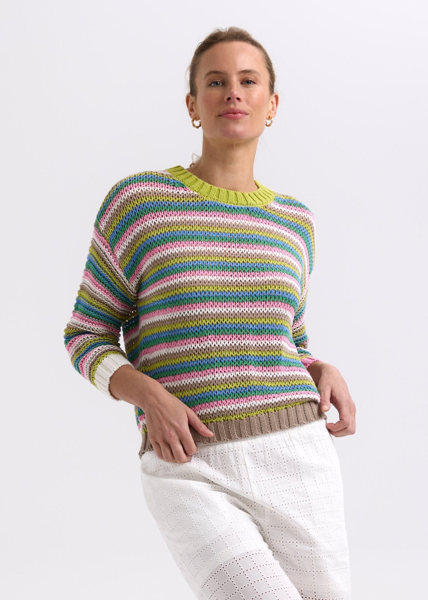 Shop Chunky Stripe Jumper - Zaket & Plover