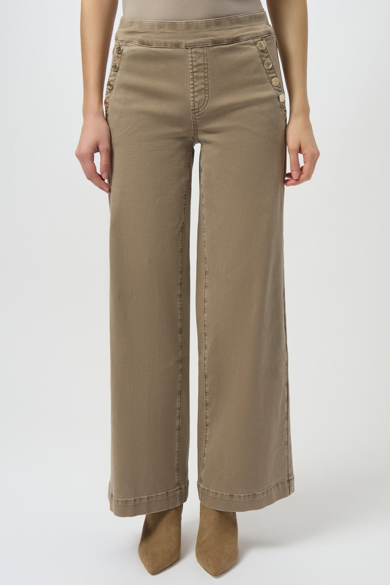 Shop Classic Wide Leg Pull - On Jeans - Joseph Ribkoff