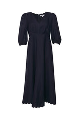Loobie's Story Clio Scalloped Midi Dress