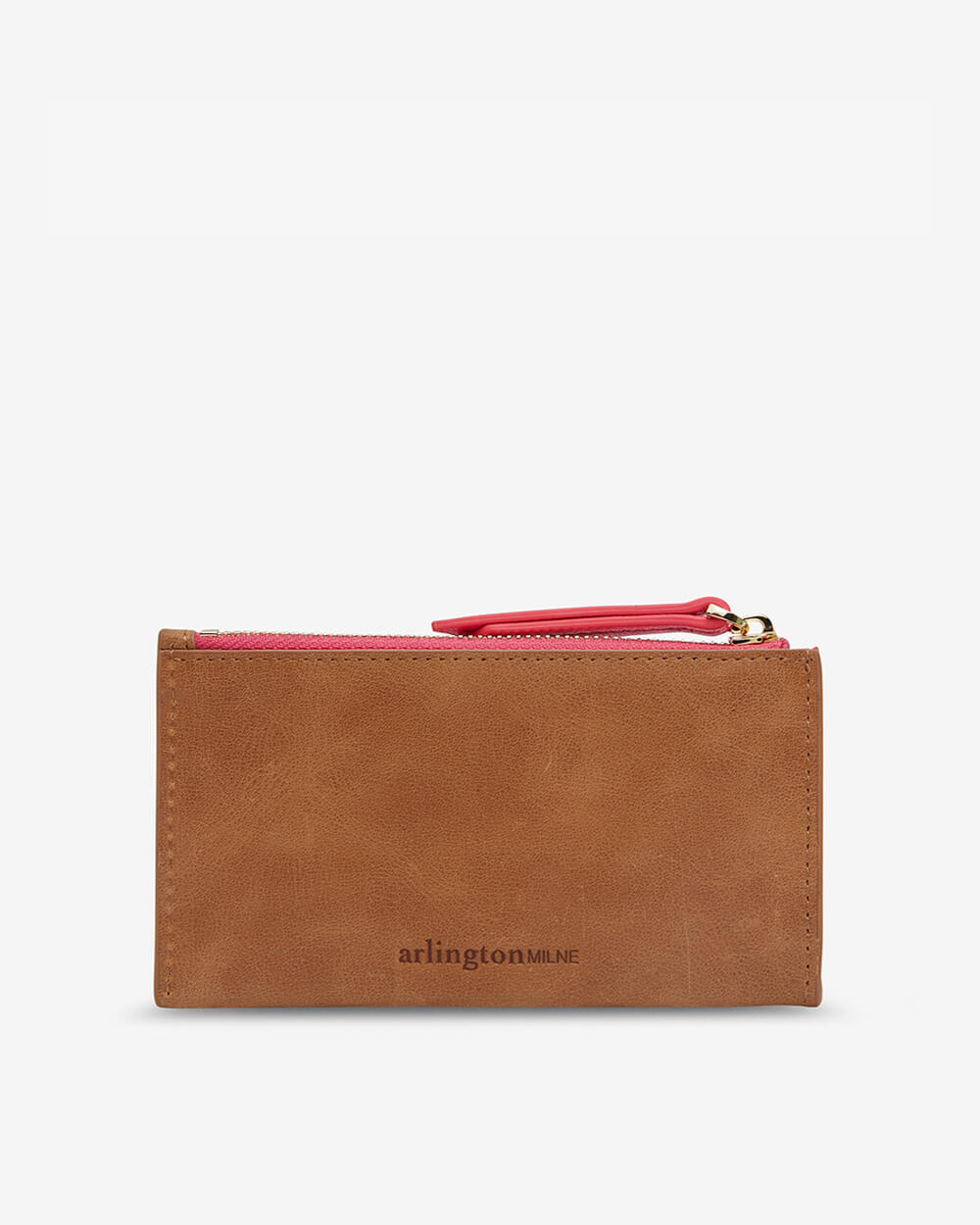 Shop Compact Leather Wallet | Vintage Tan - Arlington Milne