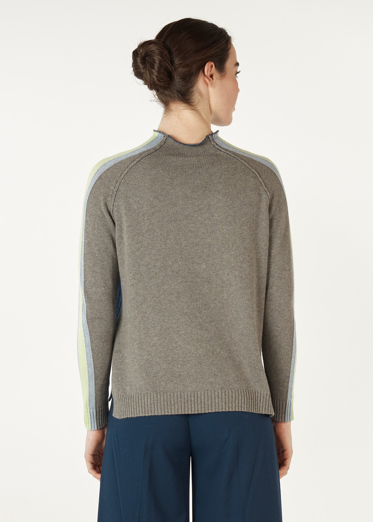 Shop Contrast Funnel Neck - Zaket & Plover