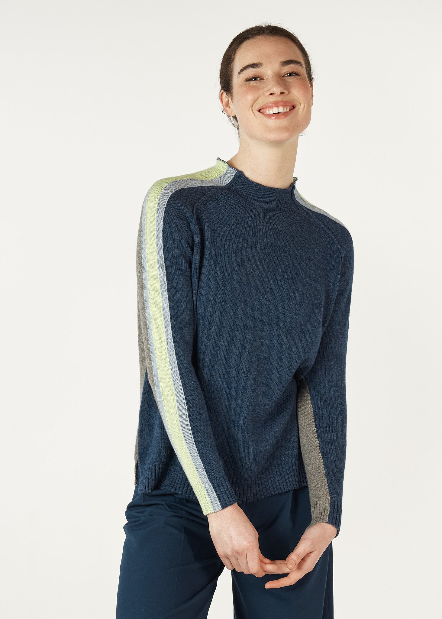 Shop Contrast Funnel Neck - Zaket & Plover