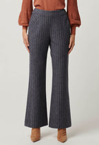 Shop Coraline Chevron Stripe Ponte Pant - OnceWas
