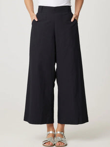 Shop Cotton Wide Leg Romy Pant | Black - Cake