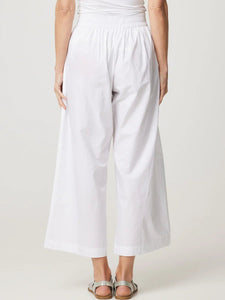 Shop Cotton Wide Leg Romy Pant | White - Cake