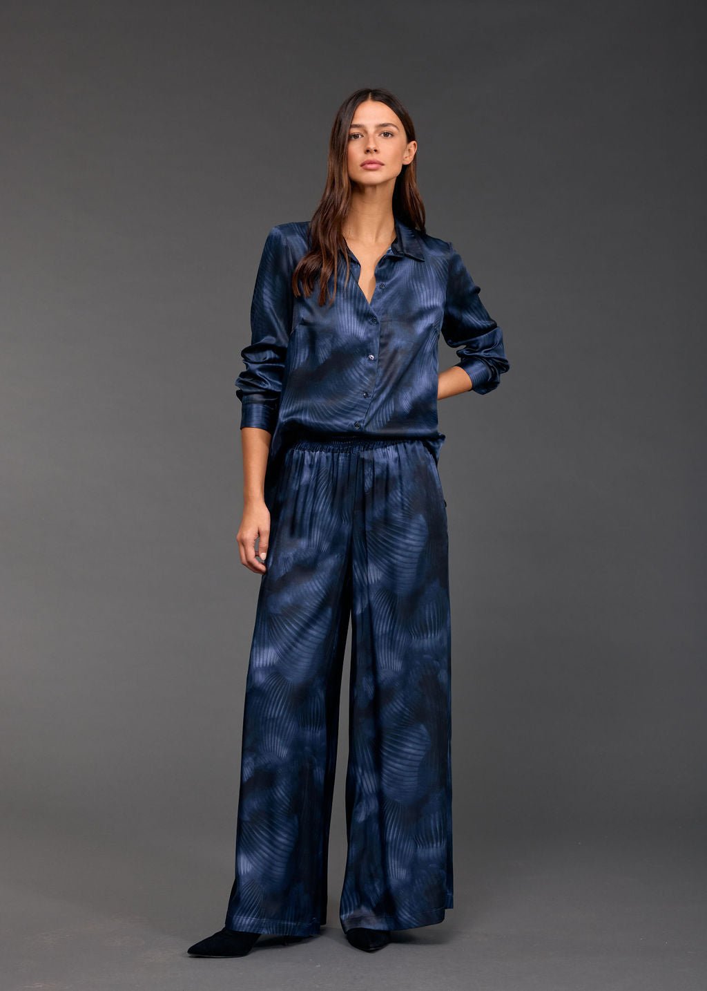 Shop Cristina Lune Silk Shirt - Lauren Vidal Paris