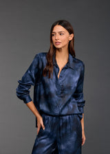 Lauren Vidal Cristina Lune Silk Shirt